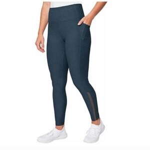NWT Mondetta High Waist Active Legging Blue(Moonlight Ocean) S